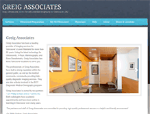 Tablet Screenshot of greigassociates.com